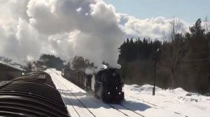Паровозы Л-5289 и Эу683-32 Обкатка - Кабожа