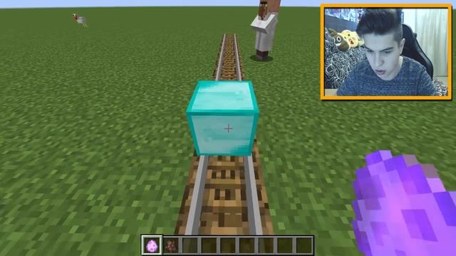 КАК СДЕЛАТЬ УЛУЧШЕННУЮ АЛМАЗНУЮ ВАГОНЕТКУ В МАЙНКРАФТ  СЕКРЕТНЫЙ РЕЦЕПТ КРАФТА В MINECRAFT