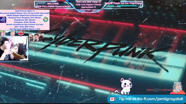 CyberPunk2077 First Playthrough With Jamii G #ABDL #CGL #Babyfur #Brony #Infantilism #Diaperfur смотреть онлайн