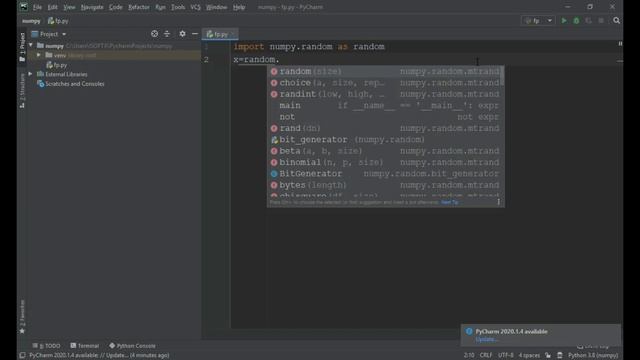Python Tutorial for Beginners random data distribution in numpy python смотреть онлайн