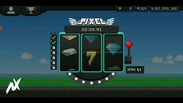 Pixel Car Racer - ROAD TO BLACK TURBO (100 daily spins opening) смотреть онлайн