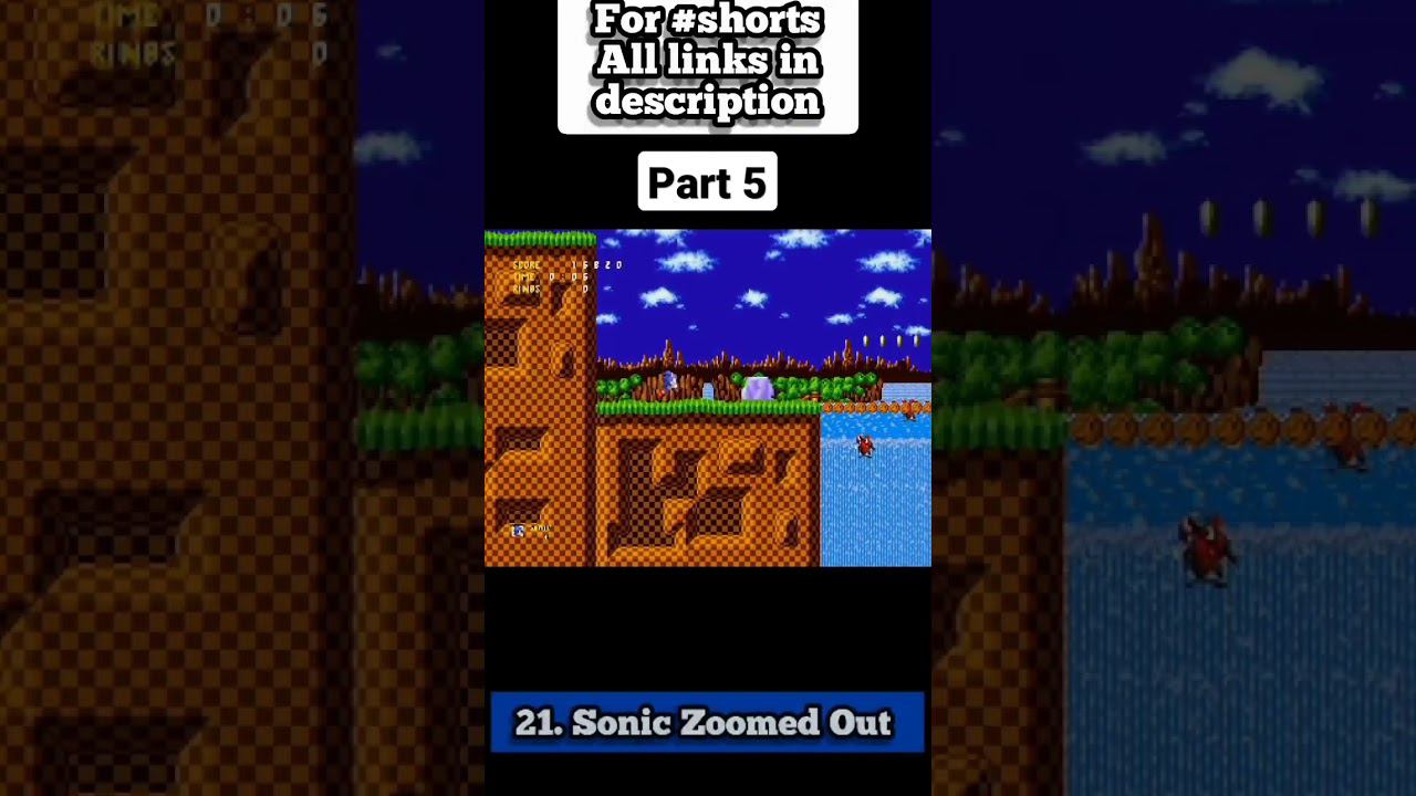 100 Sonic Rom Hacks for your smartphone With RetroArch and MD emulators Vertical edition #shorts #5 смотреть онлайн