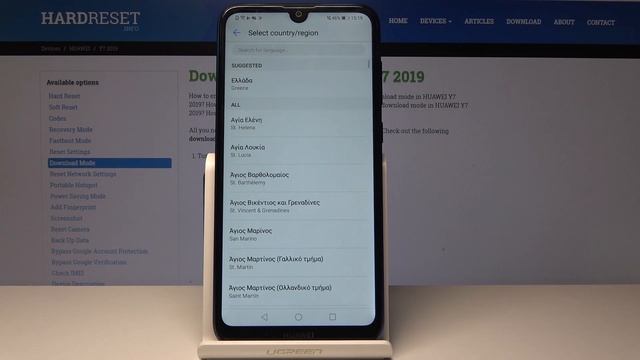 How to Change Language in HUAWEI Y7 2019 - Language Settings смотреть онлайн