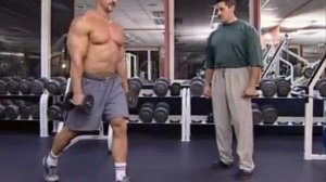 Выпады с гантелями  Техника выполнения