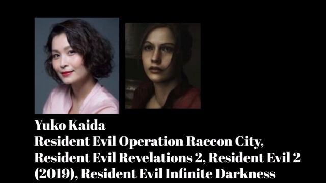 Video Game Voice Comparison- Claire Redfield (Resident Evil) смотреть онлайн