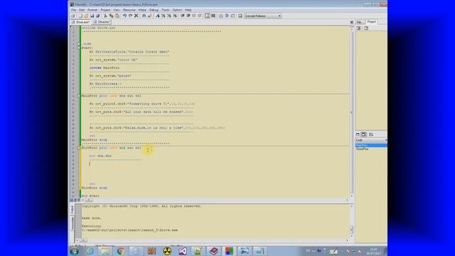 Уроки по Ассемблеру №16 Введение в структуры смотреть онлайн