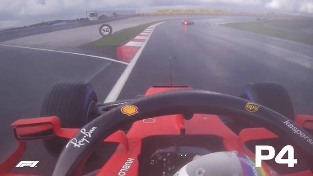 Sebastian Vettel Gains Eight Positions on Lap 1 | 2020 Turkish Grand Prix смотреть онлайн