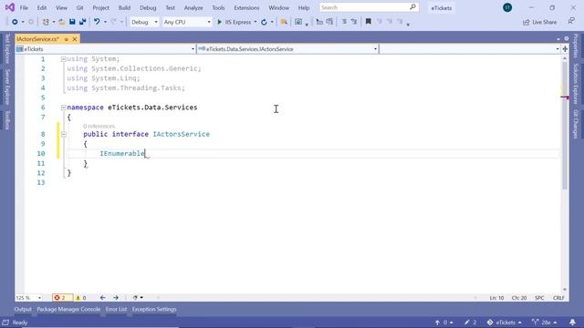 28. Adding IActorsService interface | ASP.NET MVC смотреть онлайн