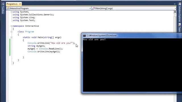Visual C# 2010 Lesson 6 - Using The ReadLine Method смотреть онлайн