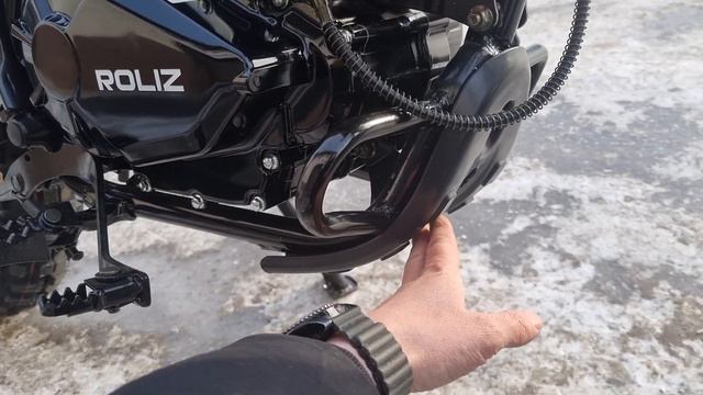 Краткий обзор эндуро мотоцикла ROLIZ SPORT 003 300cc C с балансировочным валом.