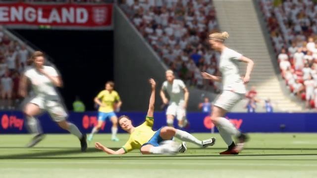 Fifa 21 Women's Football - England vs Brazil - Xbox One / PS4 Full Match HD Gameplay смотреть онлайн