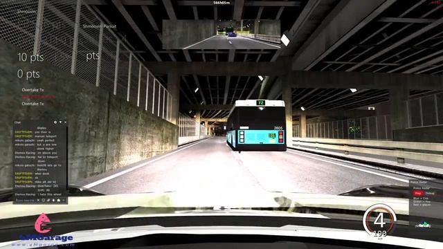 Assetto Corsa Online Traffic Sever Police Over Take & Drift Combo Modes Mode Shutoko 100 Player смотреть онлайн