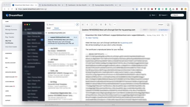 Dreamhost: Adding An SSL Certificate To WordPress смотреть онлайн