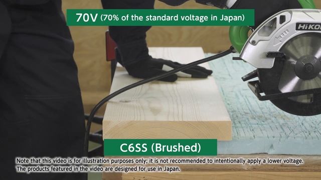 HiKOKI Resistant to Voltage Drop [AC Brushless Motor] смотреть онлайн