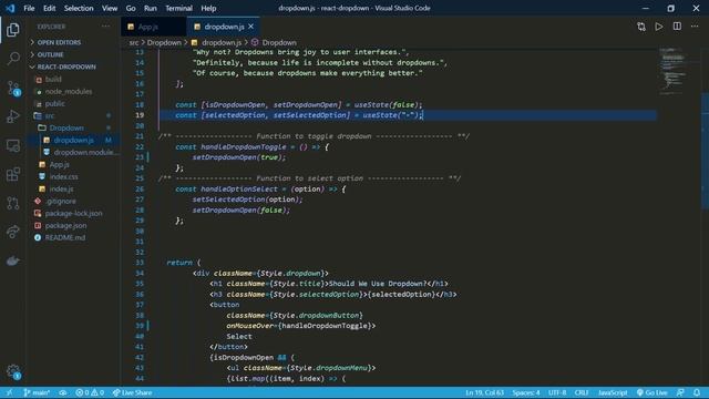 DropDown || Coding Ninjas || React Skill Test смотреть онлайн