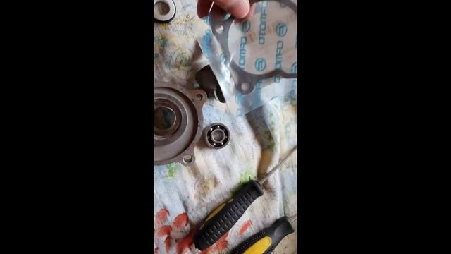 Cf Moto 500 ремонт помпы.