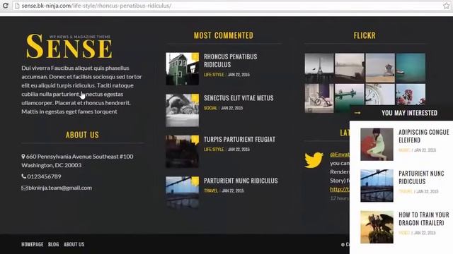 Sense Blog Magazine & News Theme Free Themes At lytheme com смотреть онлайн