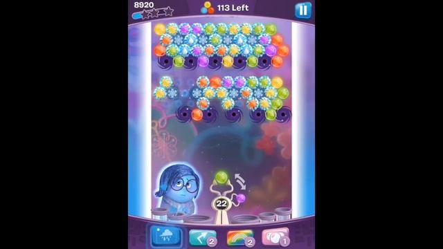 Inside Out Thought Bubbles Level 123 Tips and Walkthrough NEW 40 BALLS смотреть онлайн