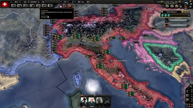Hearts of Iron 4 - Millennium Dawn | Switzerland Conquest: What a Country! #8 смотреть онлайн