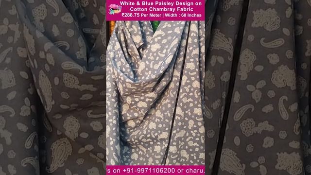 Chambray Fabric Dress Draping | Fabric For Dresses & Shirts смотреть онлайн