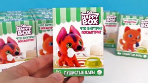 ПУШИСТЫЕ ЛАПЫ Happy Box! КОТЯТА И ЩЕНЯТА Сюрпризы ИГРУШКИ Сладкая сказка Toys Surprise unboxing