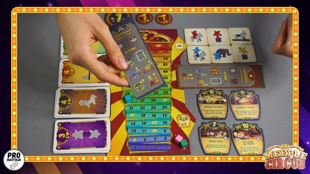 МАЛЕНЬКИЙ ЦИРК (MEEPLE CIRCUS) L Обзор настольной игры + мнение!