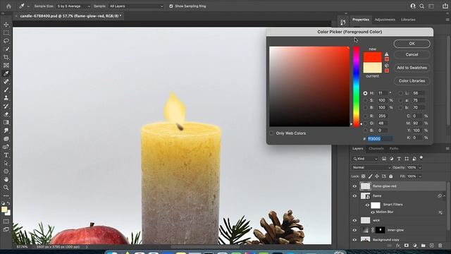 How To: Candlelight Effect In Photoshop (4 Min) | Light Effect смотреть онлайн
