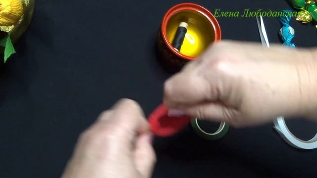 Букет из конфет "Дюймовочка"(Bouquet of sweets " Thumbelina") смотреть онлайн