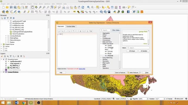 Demo 7 - Selecting Features by Attributes in QGIS смотреть онлайн