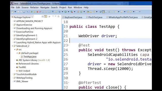 Selendroid Tutorial Part 2 смотреть онлайн