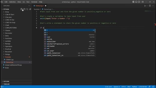 Write A Python Program To Find The Given Input Is Positive , Negative or Equal To Zero. смотреть онлайн