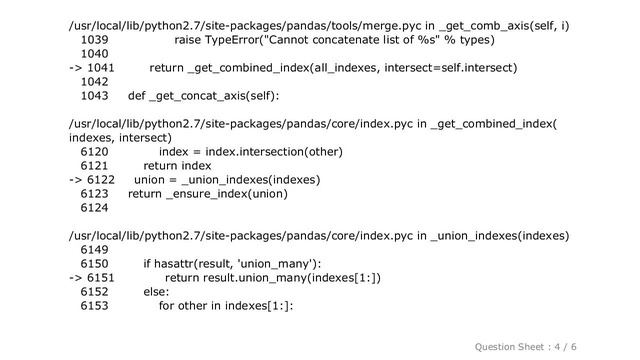 Pandas : Concat DataFrame Reindexing only valid with uniquely valued Index objects смотреть онлайн