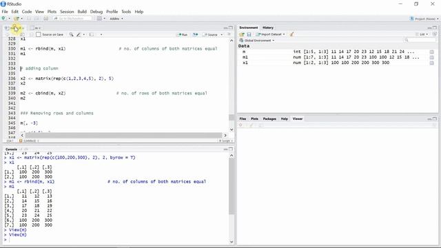 Matrices in R || Tutorial - 7: Adding and Removing rows and columns смотреть онлайн