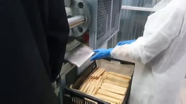 Производство вафельной трубочки смотреть онлайн