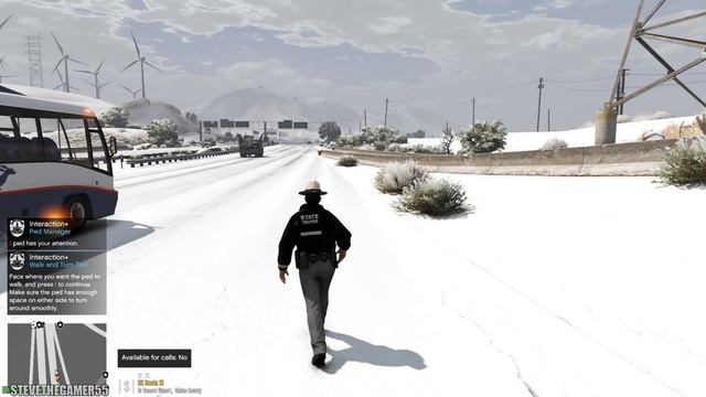 GTA 5 MODS LSPDFR 0.4.4 #55 - SNOW NYSP PATROL!!! (GTA 5 REAL LIFE PC MOD) смотреть онлайн
