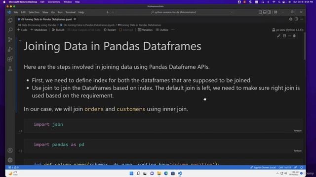 13 - Data Processing using Pandas Dataframe APIs смотреть онлайн