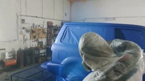 Нанесение полимочевины на авто . Полиброня Buckler.