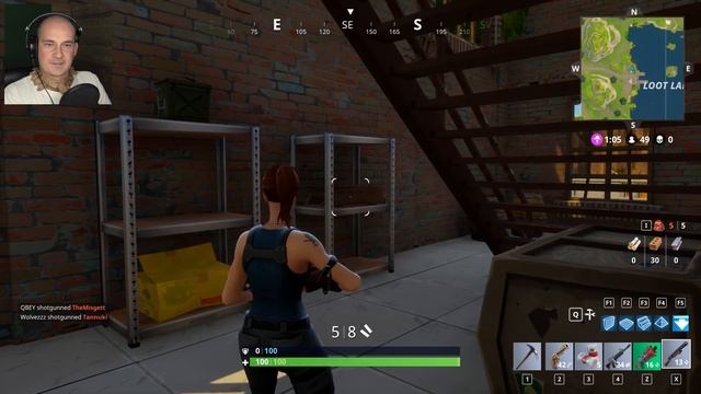 НЕОЖИДАННО ЗАТАЩИЛ - Fortnite Battle Royale (прохождение на русском) #1 смотреть онлайн