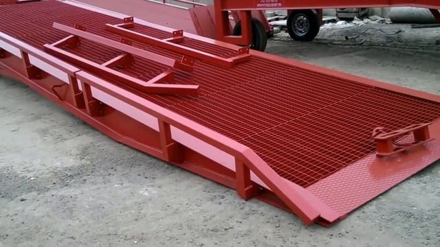 Передвижная погрузочная эстакада рампа для погрузчика смотреть онлайн