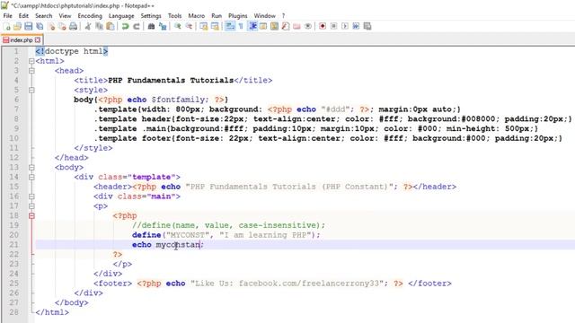 PHP Fundamentals Part-09: PHP Constant смотреть онлайн