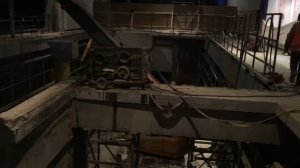 Демонтаж бетонных блоков внутри помещения. часть 3