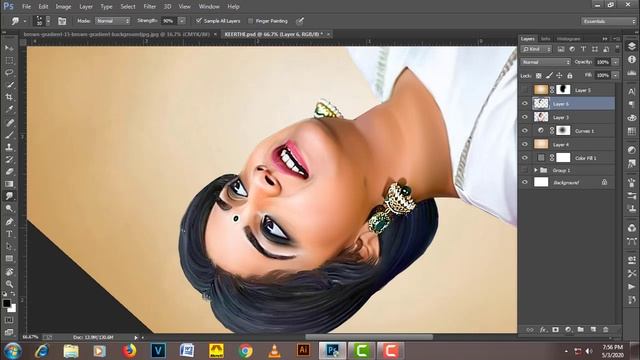 How to give Oil Painting Effect in Photoshop cc смотреть онлайн