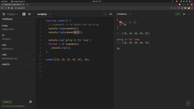 Arguments in Javascript | Arguments | Rest Operator | Array.from смотреть онлайн