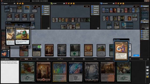 COMMANDER GAMEPLAY | Wasitora X Kess X Tetsuko X Saskia | MtG смотреть онлайн