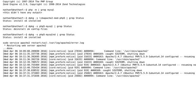 Ubuntu can't install php5-mysql смотреть онлайн