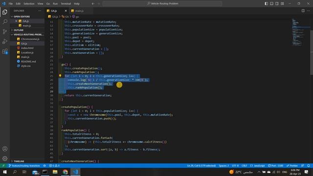 Vehicle routing problem using Genetic algorithm - AI Project смотреть онлайн