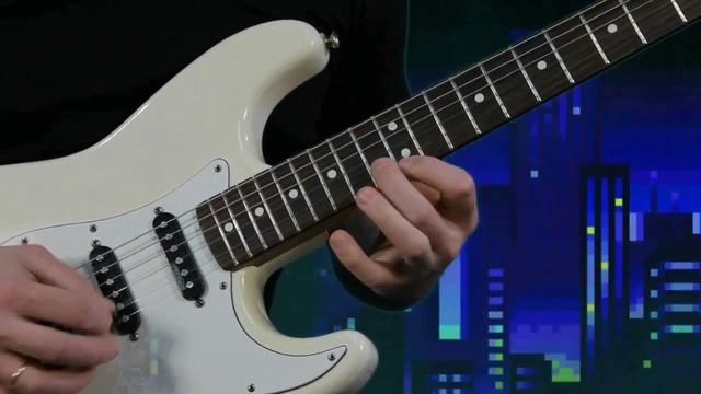 Как придумать соло. Простое соло на электрогитаре. Уроки игры на гитаре.