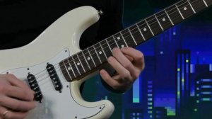 Как придумать соло. Простое соло на электрогитаре. Уроки игры на гитаре.