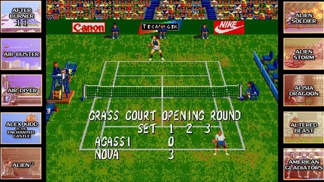Let's Play Again: Andre Agassi Tennis (Sega Genesis / Mega Drive) смотреть онлайн