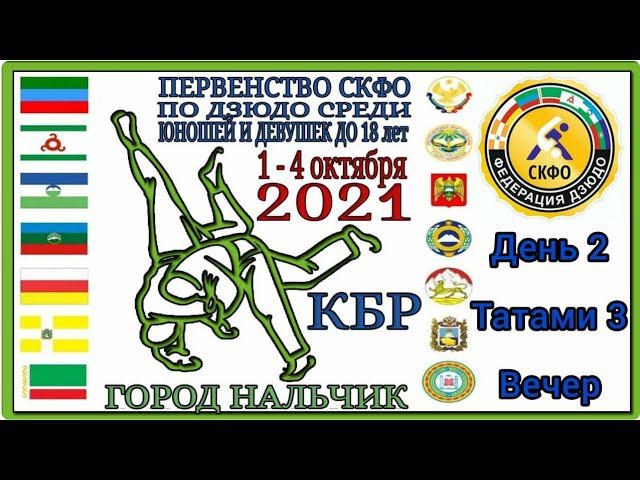 Первенство СКФО по дзюдо до 18 лет, день 2, татами 3 вечер